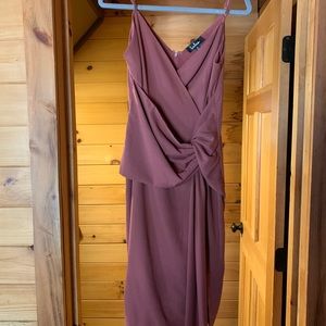 Lulus Wrap Midi Dress